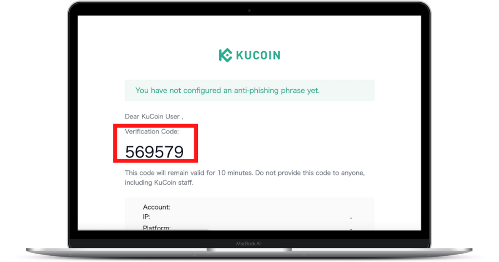 KuCoin（クーコイン）の紹介・招待コード：添付画像１０