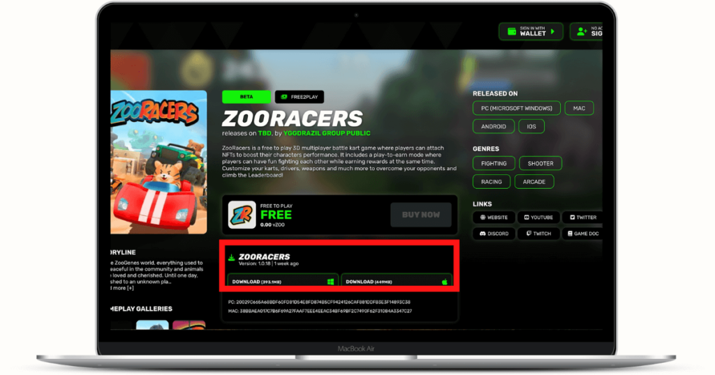 ZooRacers（ズーレーサーズ）とは？始め方・遊び方・仮想通貨を稼ぐ方法について解説【NFTゲーム】：添付画像１２
